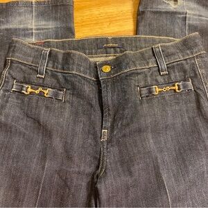 7 For All Mankind Dark Blue Jeans